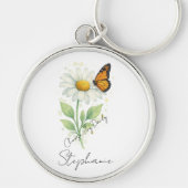 Daisy Butterfly Keepsake Keychain Schlüsselanhänger (Vorne)