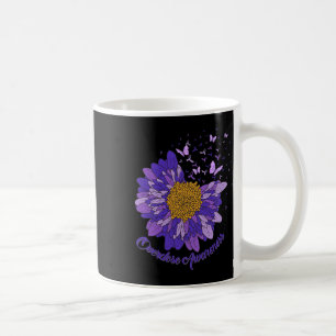 Daisy Butterfly Lila Ribbon Überdosierung Bewussts Kaffeetasse