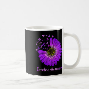 Daisy Butterfly Lila Ribbon Überdosierung Bewussts Kaffeetasse