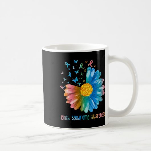 Daisy Butterfly Lynch Synch Bewusstsein Kaffeetasse (Rechts)