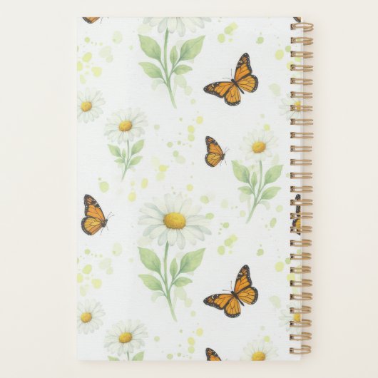 Daisy Butterfly Planner - Choose Joy Daily Planer (Rückseite)