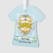 Daisy caduceus Krankenschwester Ornament (Vorderseite)