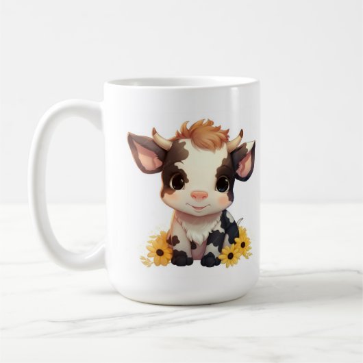 Daisy Calf Kaffee Tasse 15oz (Links)