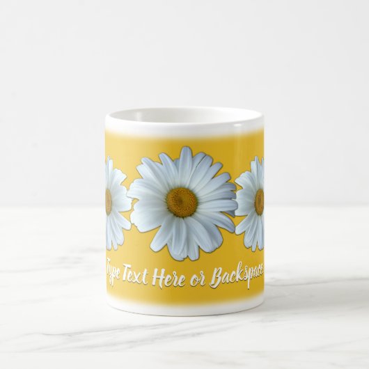 Daisy Candles Custom Daisy Blume Candle Kaffeetasse (Mittel)
