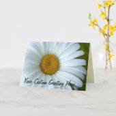 Daisy Card Wild Blume Benutzerdefinierte Grußkarte Karte (Gelbe Blume)