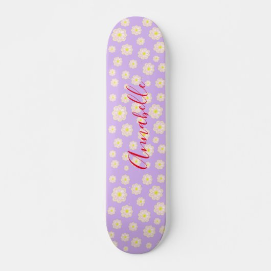 Daisy Cartoon Painting Skateboard (Vorne)