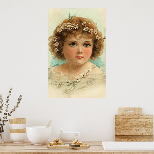 Daisy Chain Girl Poster (Küche)