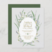 Daisy Chain Greenery Inspirierte Haushaltshochzeit (Vorne/Hinten)