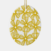 DAISY CHAIN HINTERGRUND KERAMIK ORNAMENT (Rechts)