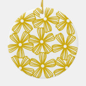 DAISY CHAIN HINTERGRUND KERAMIK ORNAMENT (Hinten)