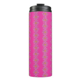 Daisy Chain Hot Pink Thermosbecher