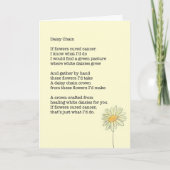 "Daisy Chain" - Krebsunterstützungskarte Karte (Vorderseite)