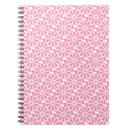 Daisy Chain - Notebook (Bright Pink) Notizblock (Vorderseite)