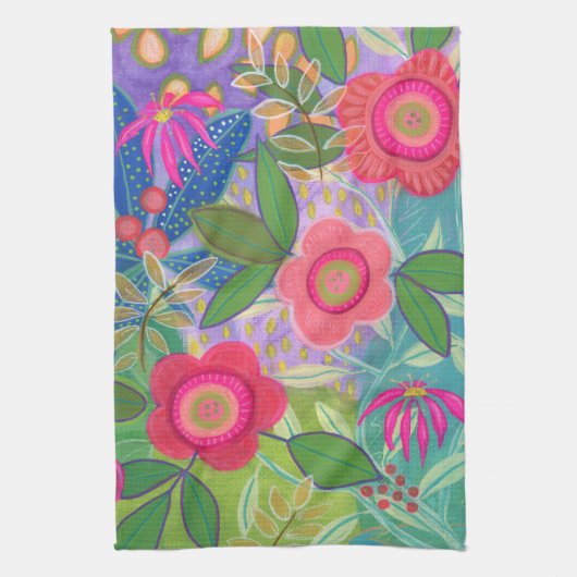 Daisy Chain Teetuch Geschirrtuch (Vertikal)