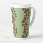 Daisy Chain Wiggly Blume Streifen grün Milchtasse (Rechte Ecke)