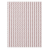 Daisy Chain Wiggly Blume Streifen rot Tischdecke (Vorderseite)