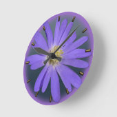 Daisy Clock Lila Daisis Blue Blume Wall Clock Runde Wanduhr (Winkel)