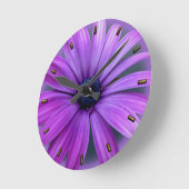 Daisy Clock Lila Daisis Blue Blume Wall Clock Runde Wanduhr (Winkel)