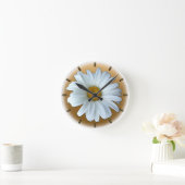 Daisy Clock-Wildblume erleichtert die Blume Runde Wanduhr (Zuhause)
