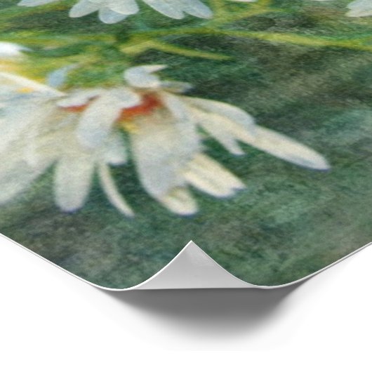 Daisy Co. Digitale Kunst, Grunge Poster (Ecke)