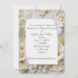 Daisy Collection Vow Renewal Wedding Einladung
