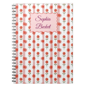 Daisy Coquette Stripes Notepad Notizblock
