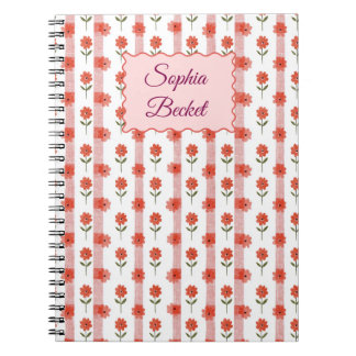 Daisy Coquette Stripes Notepad Notizblock