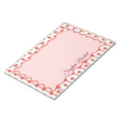 Daisy Coquette Stripes Notepad Notizblock (angewinkelt)
