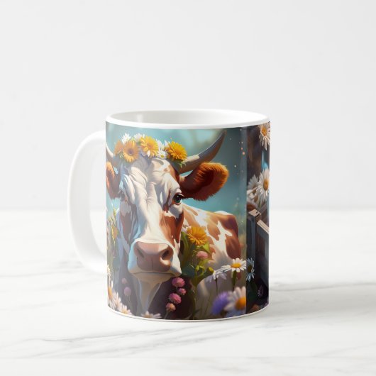 Daisy Cow and Milk Tasse (Vorderseite Links)