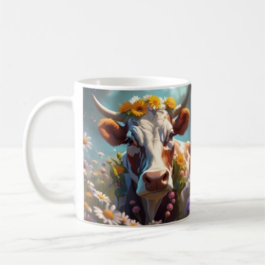 Daisy Cow and Milk Tasse (Links)