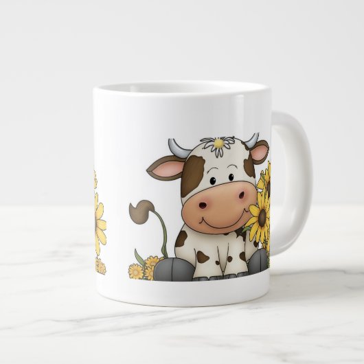Daisy Cow Specialty Tasse (Vorderseite Rechts)