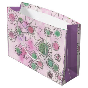 Daisy Crazy Geschenktasche Große Geschenktüte