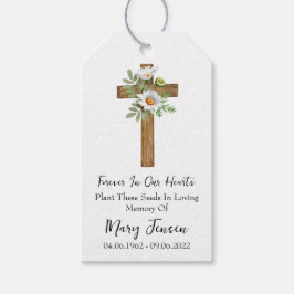 Daisy Cross Memorial Funeral Seed Packet Geschenkanhänger