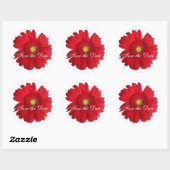 Daisy Custom Floral Sticker (Blatt)