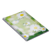 Daisy Daisies Blume Floral Summer Gastbuch Notizblock (Rechte Seite)
