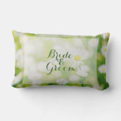 Daisy Daisies Blume Floral Summer Wedding Forever Lendenkissen (Rückseite)