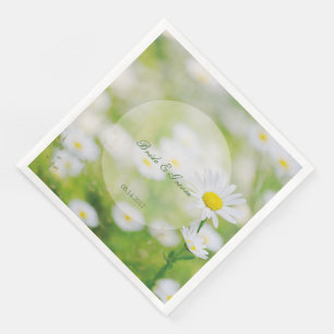 Daisy Daisies Blume Floral Summer Wedding Serviette