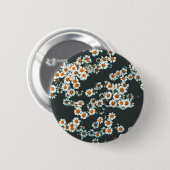 Daisy Daisies Floral Button (Vorne & Hinten)