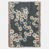 Daisy Daisies Floral Decke (Vorderseite Vertikal)
