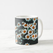Daisy Daisies Floral Kaffeetasse (VorderseiteRechts)