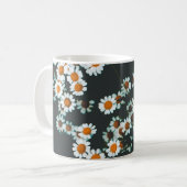Daisy Daisies Floral Kaffeetasse (Vorderseite Links)