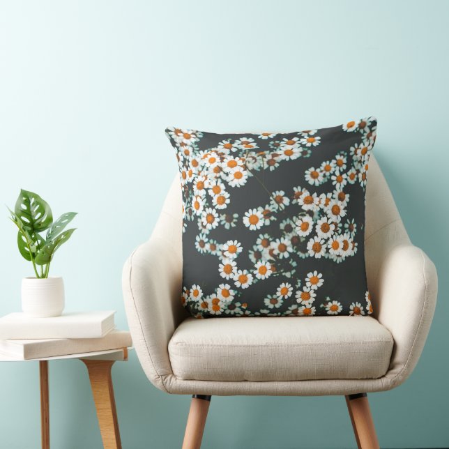 Daisy Daisies Floral Kissen (Stuhl )