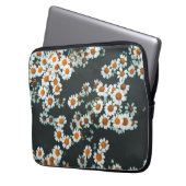 Daisy Daisies Floral Laptopschutzhülle (Vorderseite Links)