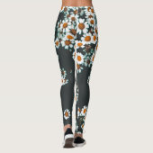 Daisy Daisies Floral Leggings (Rückseite)