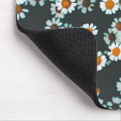 Daisy Daisies Floral Mousepad (Ecke)