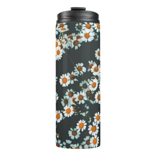 Daisy Daisies Floral Thermosbecher (Vorderseite)