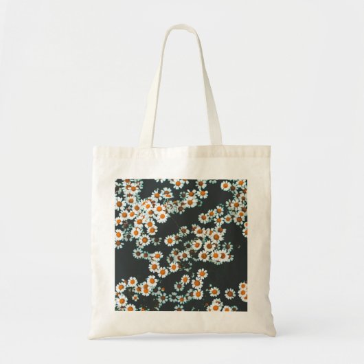 Daisy Daisies Floral Tragetasche (Vorne)