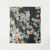 Daisy Daisies Floral Wandteppich (Vorderseite)