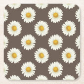 Daisy Daisy Rechteckiger Pappuntersetzer (Vorderseite)