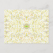 Daisy Daisy Save the Date Ankündigungspostkarte (Rückseite)